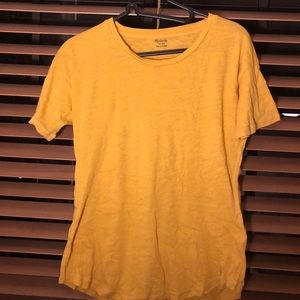 Madewell Crewneck T-Shirt, Mustard